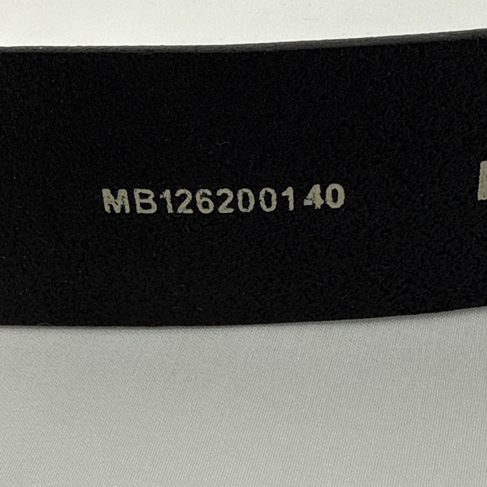 Fossil Mens Black Genuine Leather Belt Silver Buckle Size 40 Casual Career - Picture 8 of 16